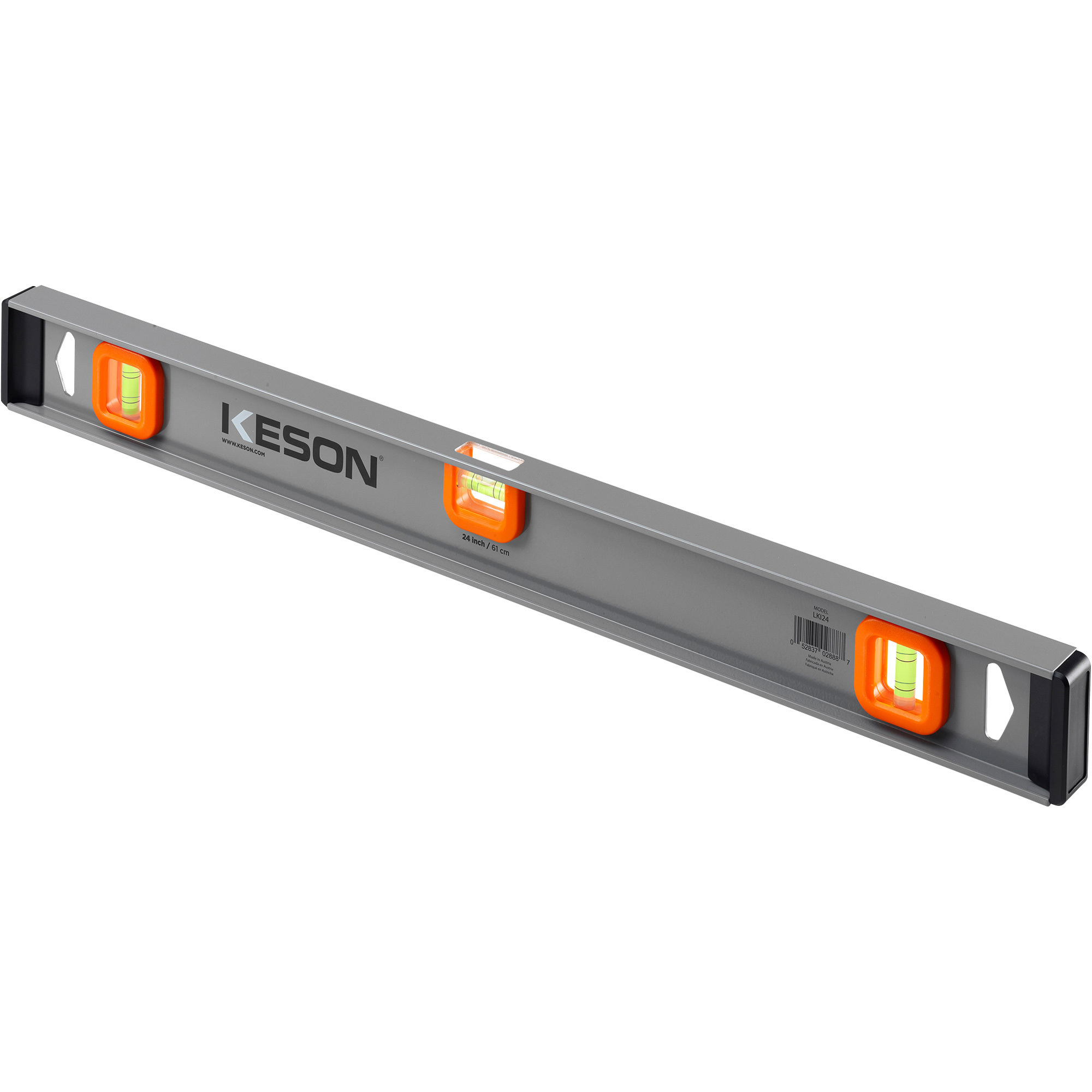 Keson SOLA 24in., 3 Vial I-Beam Level, Model# LK124
